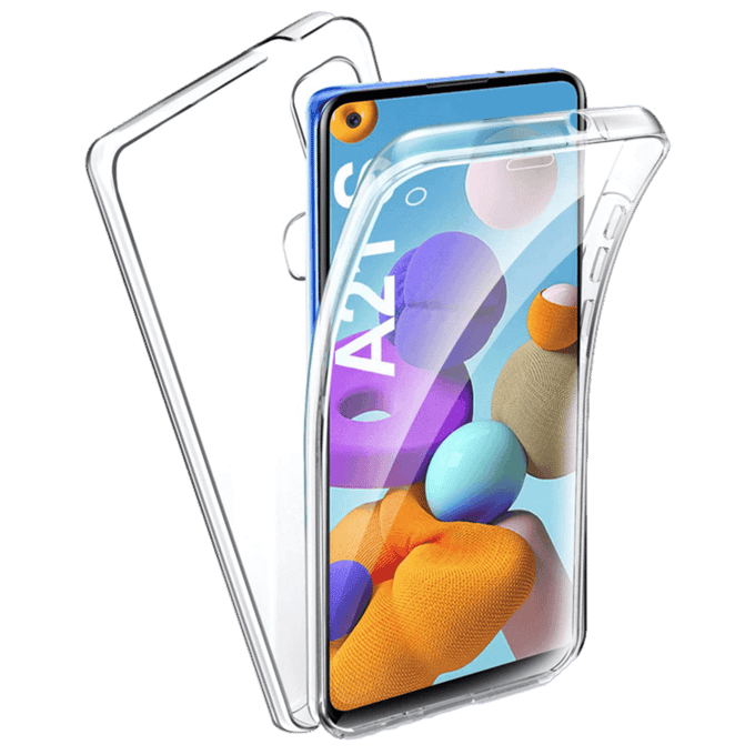 Mocaa  Samsung Galaxy A21s Full Body Beschermhoes Transparant