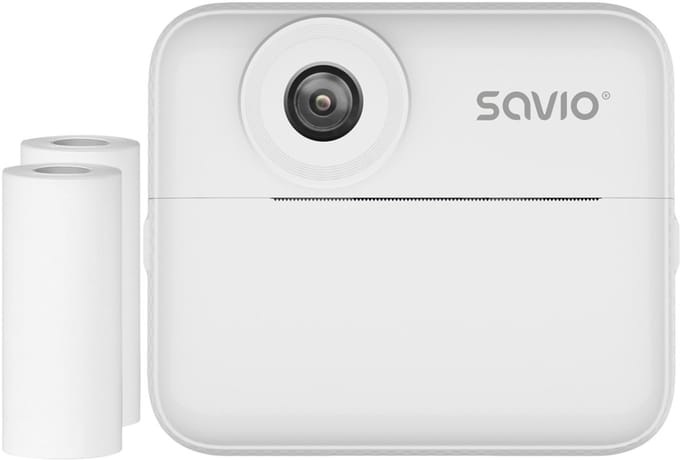 Savio instant camera voor kinderen, 48MP resolutie, 2,4'' scherm, 2 thermische rollen, SAVAN-01