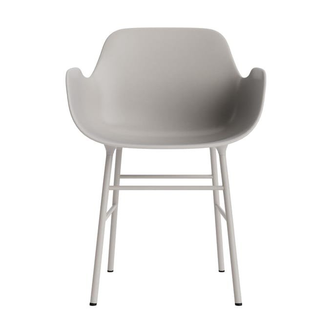 Normann Copenhagen Form fauteuil met metalen frame - NormannCopenhagenFormWarmGrey