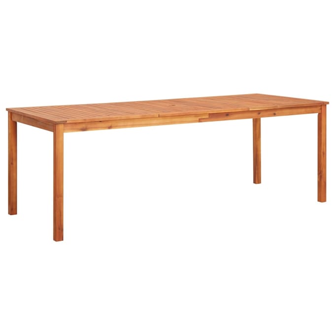 vidaXL - 9-delige - Tuinset - met - kussens - massief - acaciahout