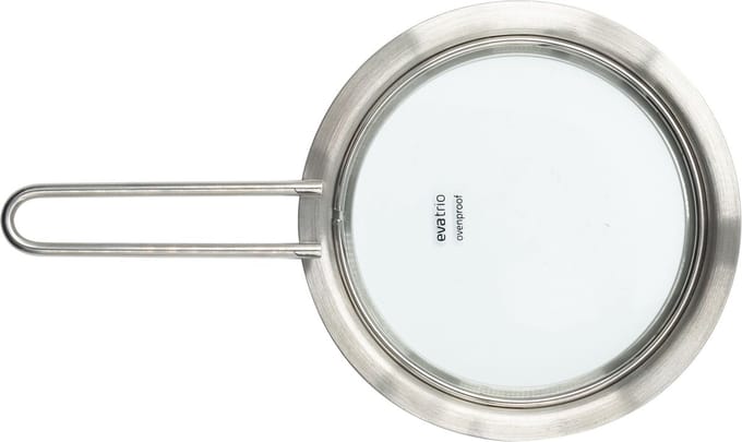 Eva Trio - Deksel Glas Ø 13 cm - Roestvast Staal - Zilver -