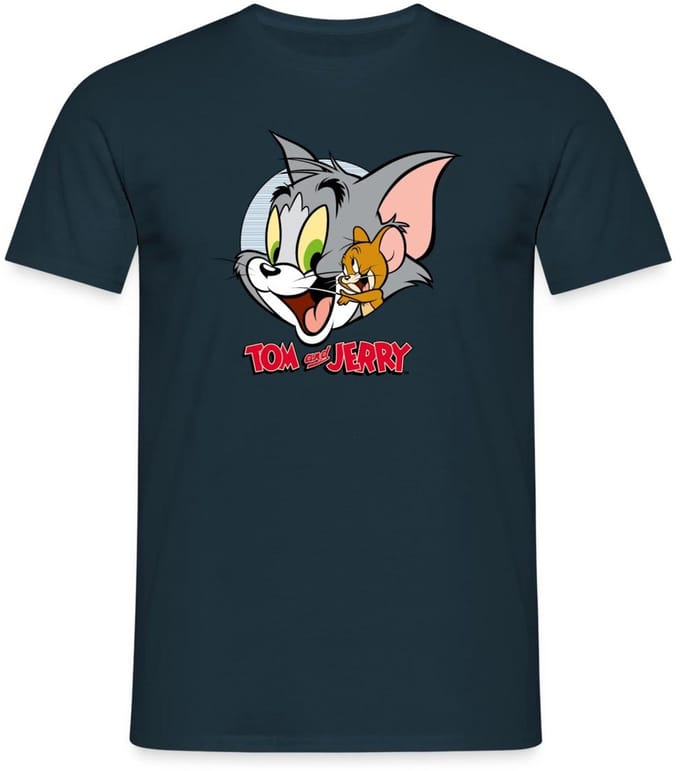 Tom En Jerry Knuffelig T-Shirt Heren