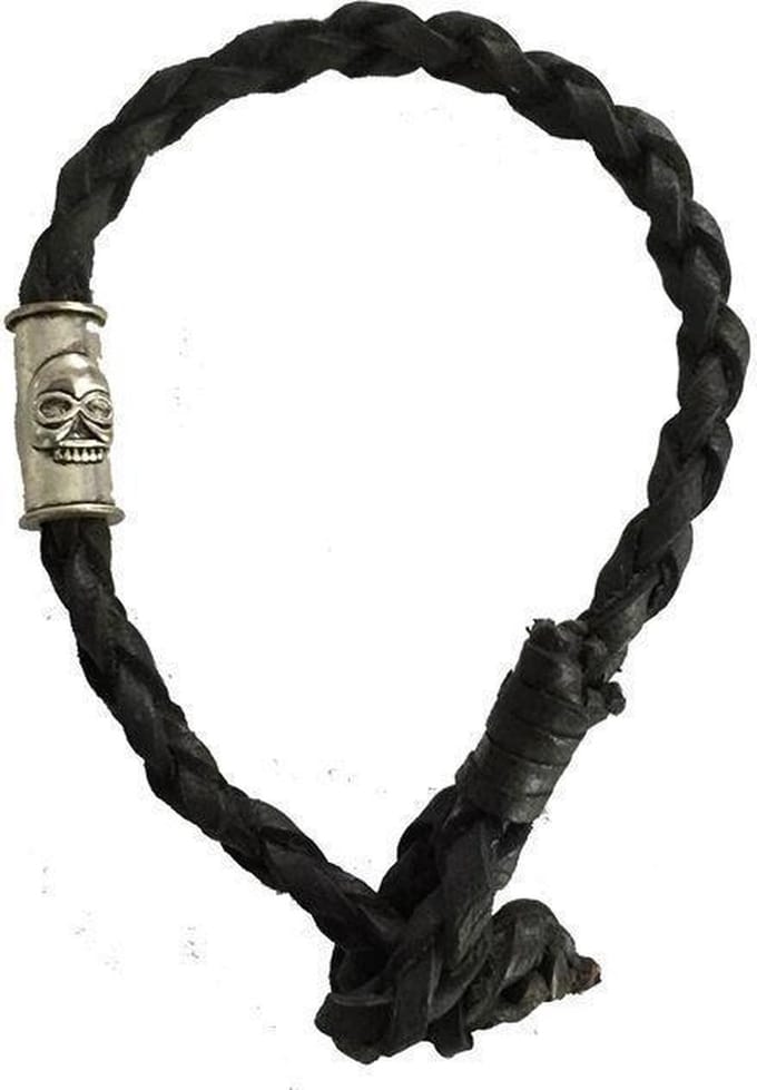 Lederen Armbanden - Zwart - per stuk