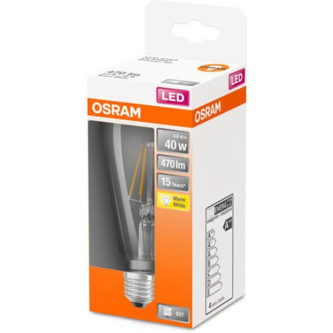 OSRAM Classic ST LED lamp E27 4W 2.700K helder