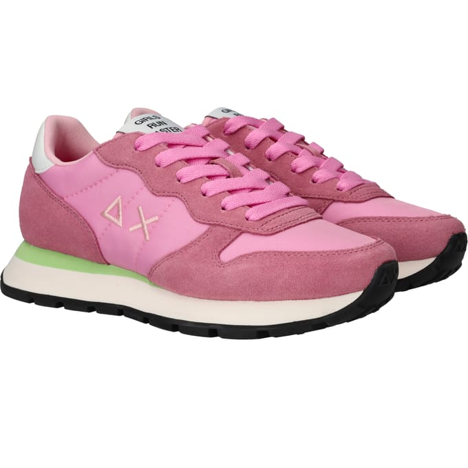 Sun68 Ally Solid Nylon Sneakers - Dames - Roze - Maat 39