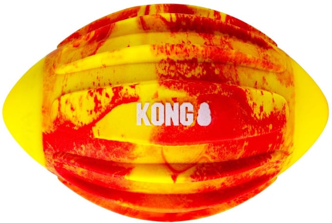 Kong Flexball Sport Football - Hondenspeelgoed - Rood M