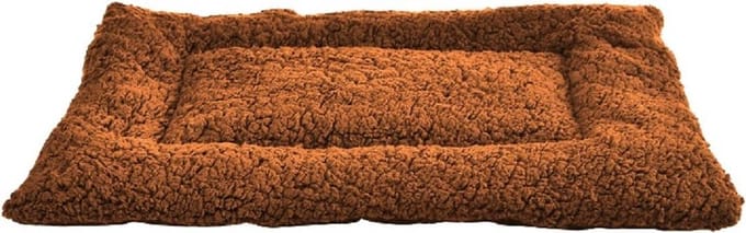 Topmast Hondendeken Dierenmat Benchmat Soft Fleece - Bruin - 75 X 45 cm