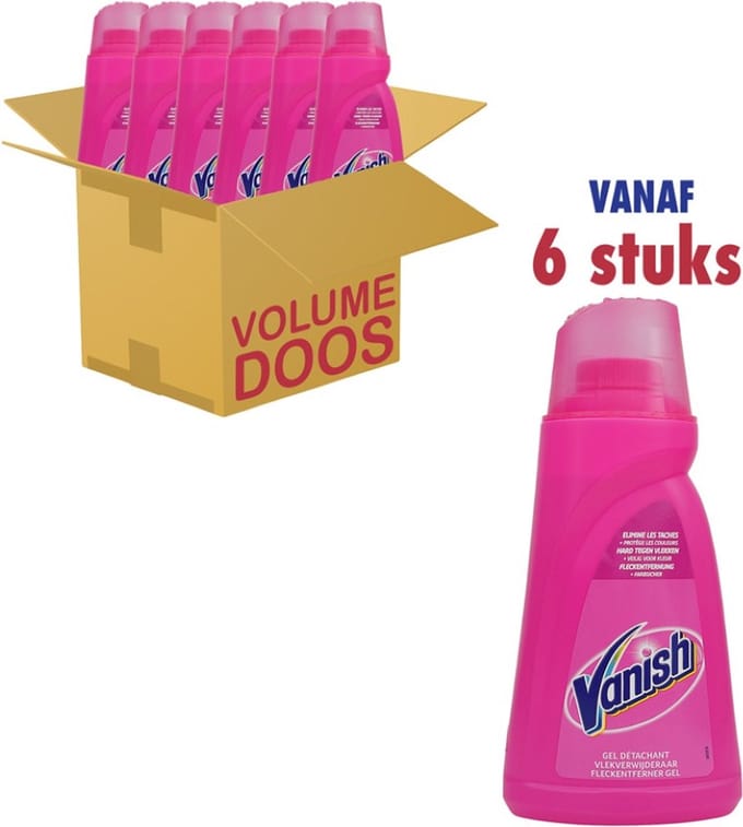 Vanish Vlekverwijderaar Gel (6 x 1L)