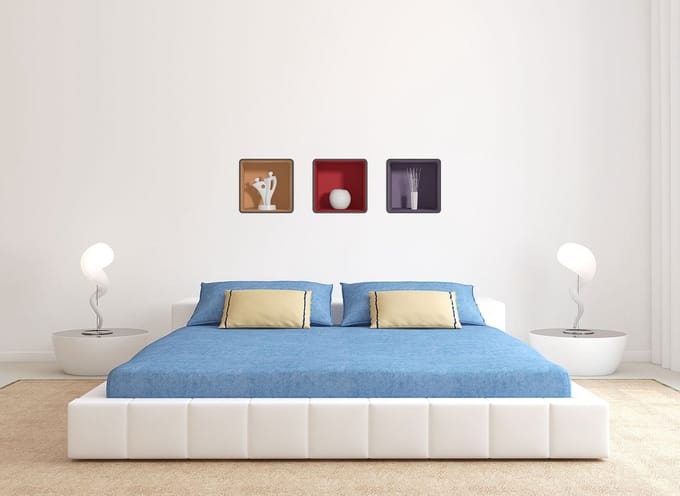 Sticker met 3D-effect voor interieurdecoratie en -design, 30 x 90 cm