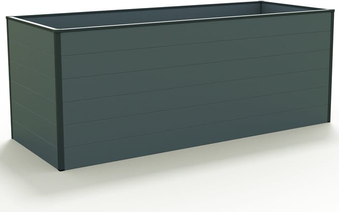 195 x 77 x 77 cm Moestuinbak Standard Christina, Antraciet