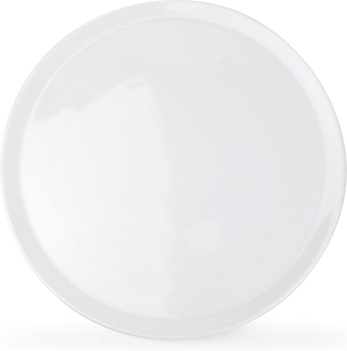 Yong Pizzabord - Ø 33 cm - Porselein - Wit (set van 6)