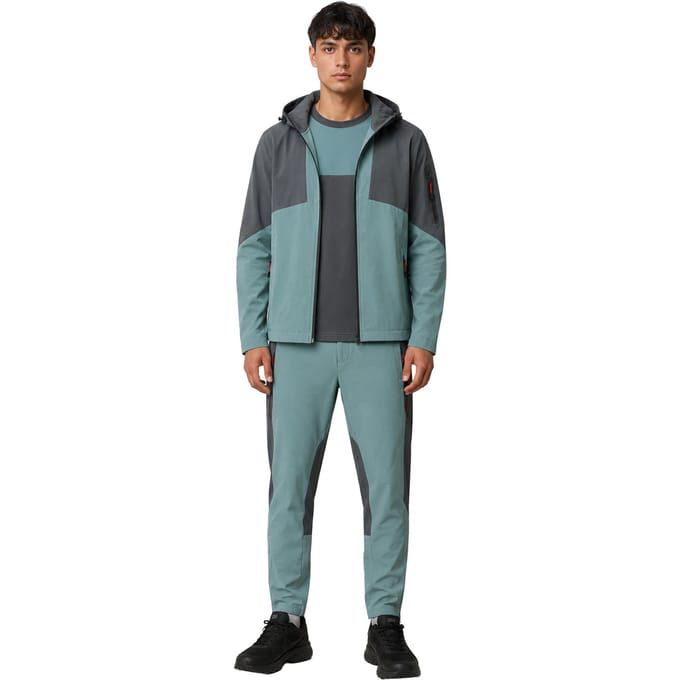 Kruze | Heren Geweven 3-delige Set - Jas/T-Shirt/Broek