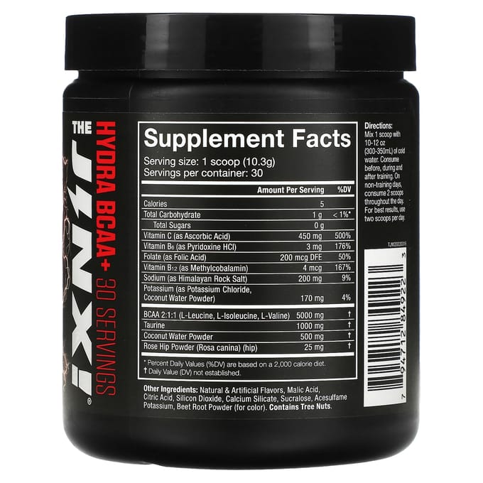 JNX Sports, Hydra BCAA+, Watermeloen, 309 g (10.8 oz)