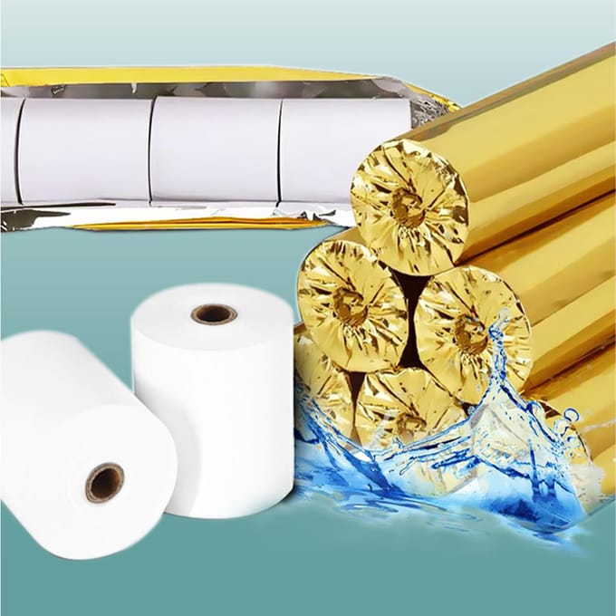 Afdrukpapier voor 58mm kassabon thermische printer USB BT Mini draagbare etikettenprinter Compatibel met iOS Android Windows ESC/POS-afdrukopdrachten 10 pcs white