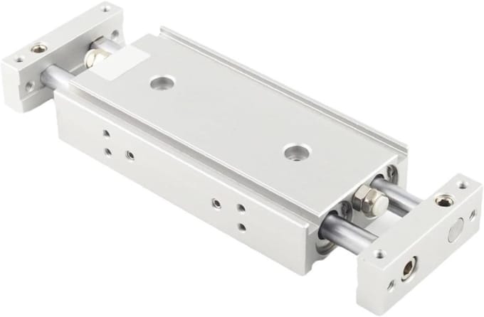 Dubbele Luchtklep - Pneumatische Cilinder - Industriële Automatisering - Dubbele Uitgang - 10 mm Boring - Metaal