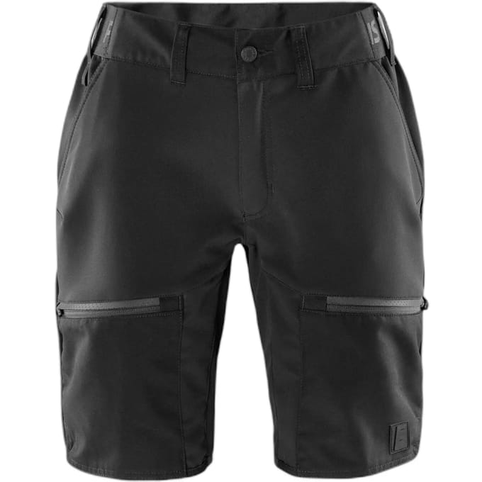 Fristads Carbon semi-stretch korte broek Dames - Zwart - 2XL