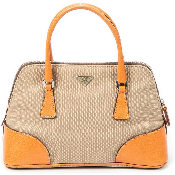 Small Cinghiale Canapa Dome Tote   handtas
