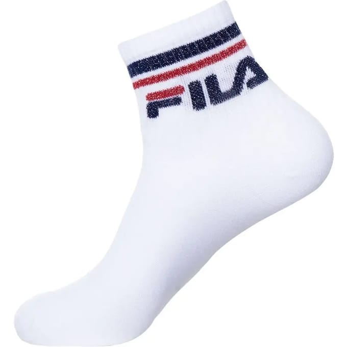 Fila - Uni - Unisex quarter socks  - Wit - 39-42