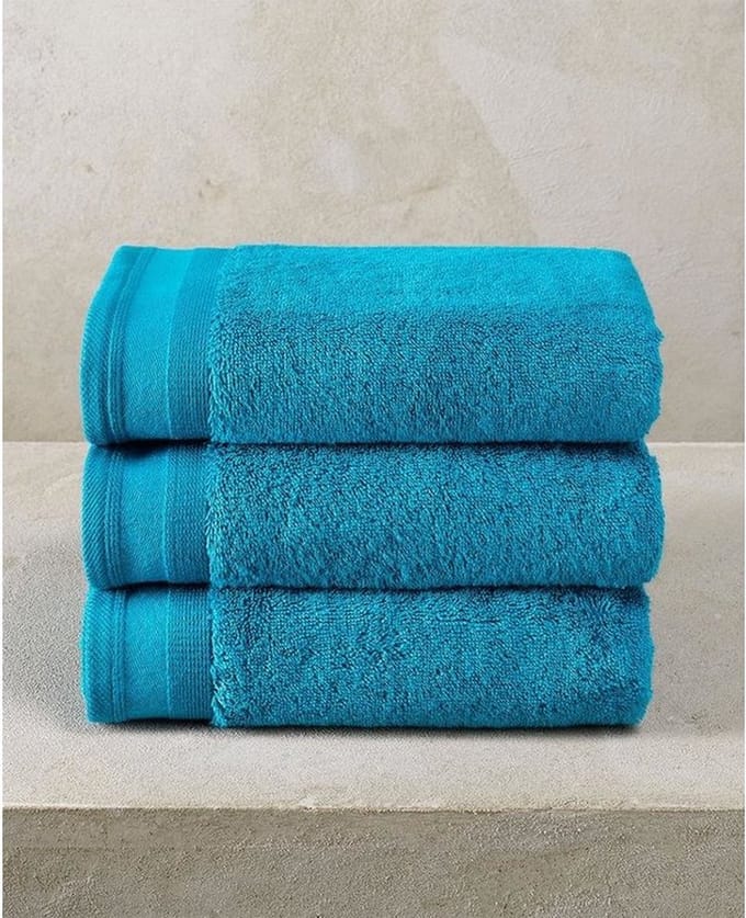 De Witte Lietaer Excellence Lagoon Blue Handdoek  50/100