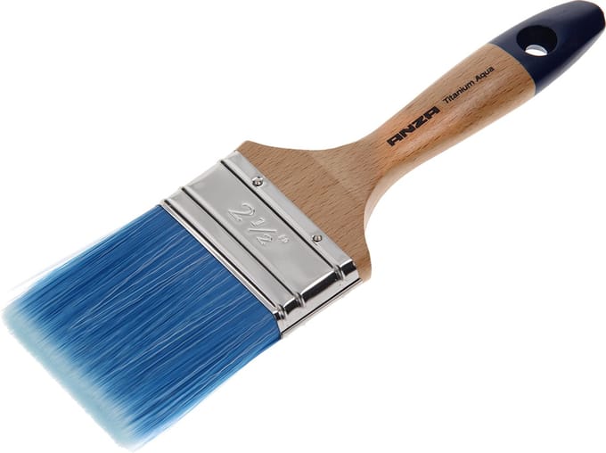 Anza Titanium Aqua Platte Kwast Maat 1,0''