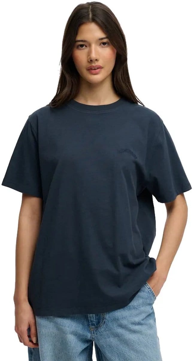 Superdry - Essential T-shirt met logo en losse pasvorm - Dames - T-shirts