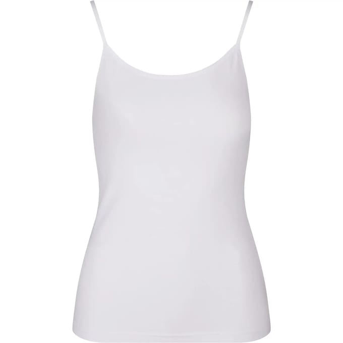 Urban Classics Basic katoenen tanktops (Set van 2) Dames Top - wit - L