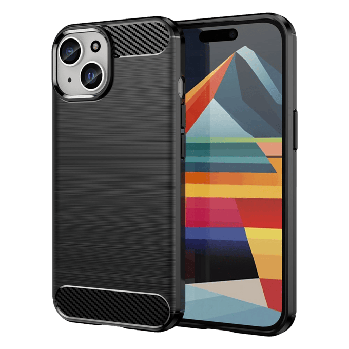 Mocaa Apple iPhone 15 Schokbestendig Hoesje Zwart