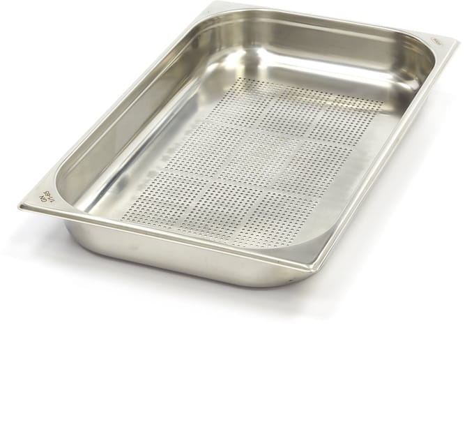 Gastronorm Bak - 1/1 GN - 6,5 cm Diep - RVS - Geperforeerd