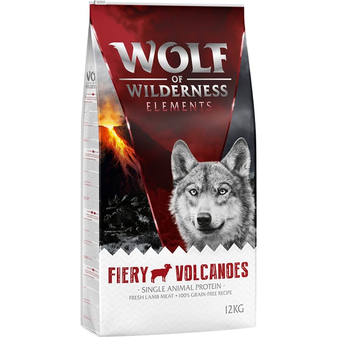 2x12kg Fiery Volcano Lam Wolf of Wilderness Hondenvoer