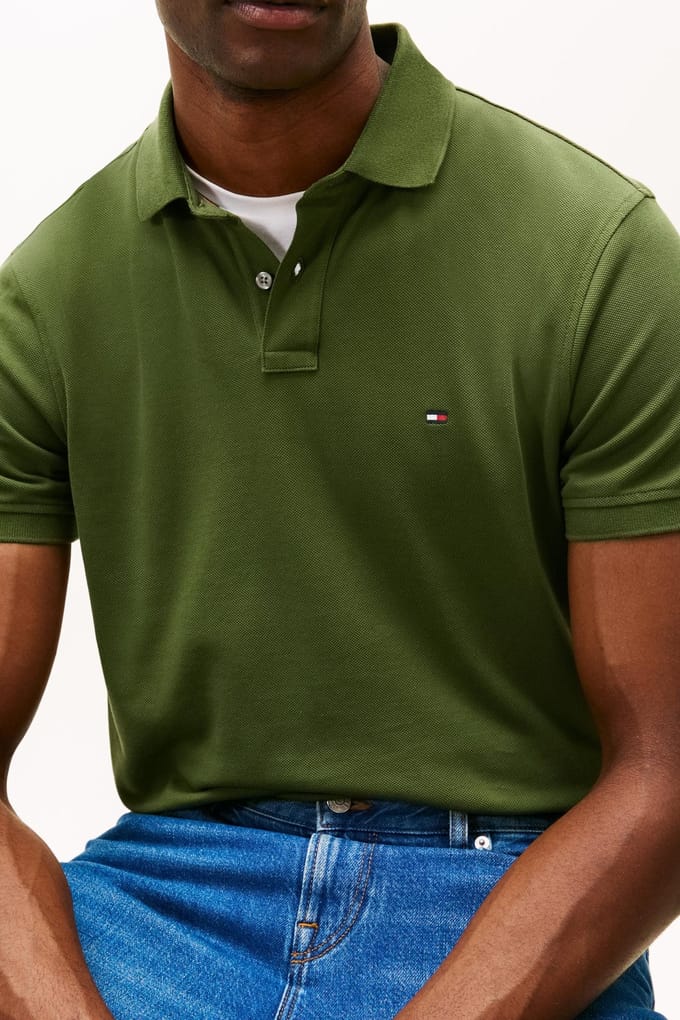 Tommy Hilfiger 1985 Regular Polo Mountain Pine Größe: S | Poloshirts Outlet | Herren