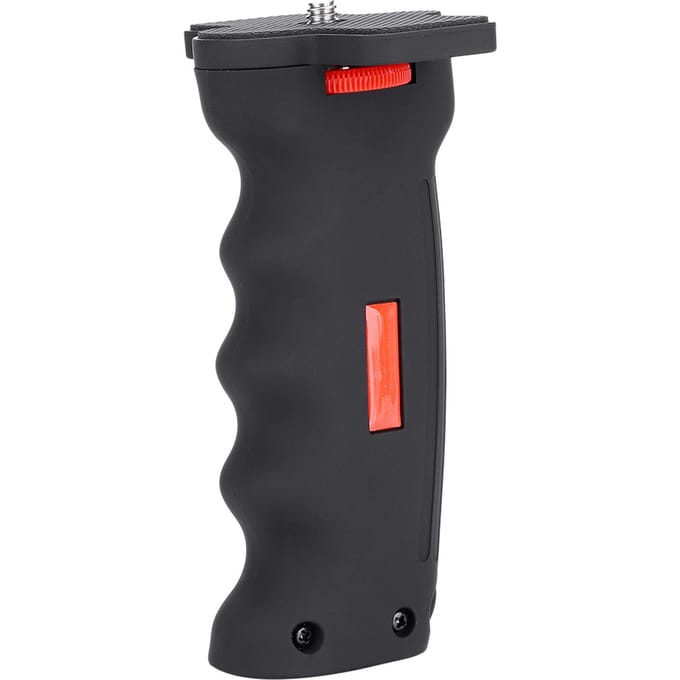 Draagbare plastic 1/4  schroefverlenging voor handpistoolgreep voor Canon Nikon black