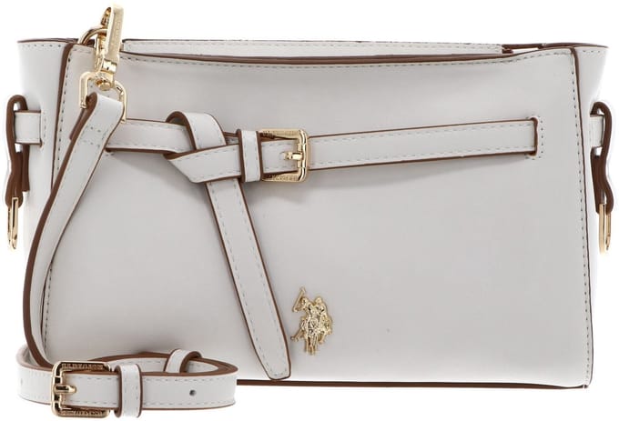 U.S. POLO ASSN. schoudertas Guildford Crossbody Bag Cream White crème