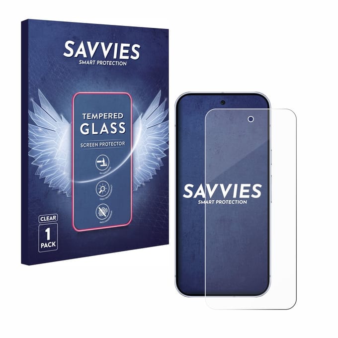 Savvies - Glas Screenprotector voor Google Pixel 10 Pro - Gehard Beschermglas 9H