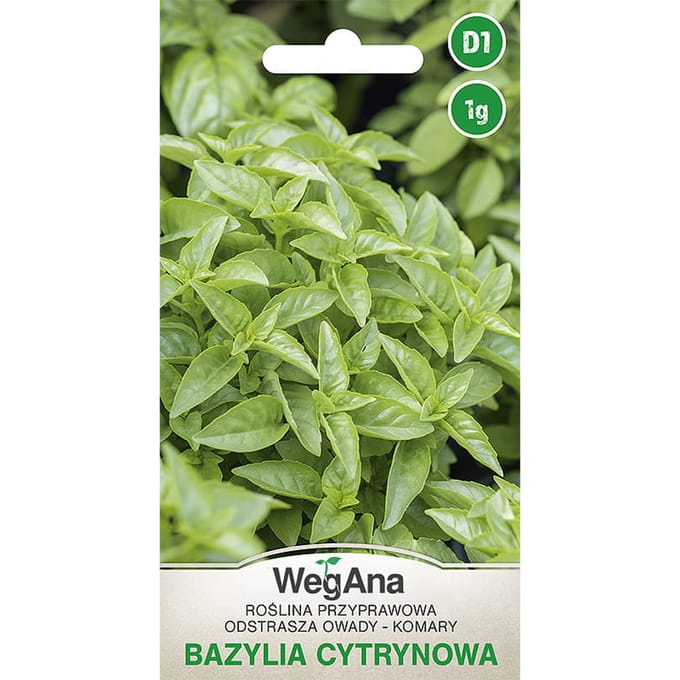 Citroenbasilicum 1g kruidenzaden-VegAna