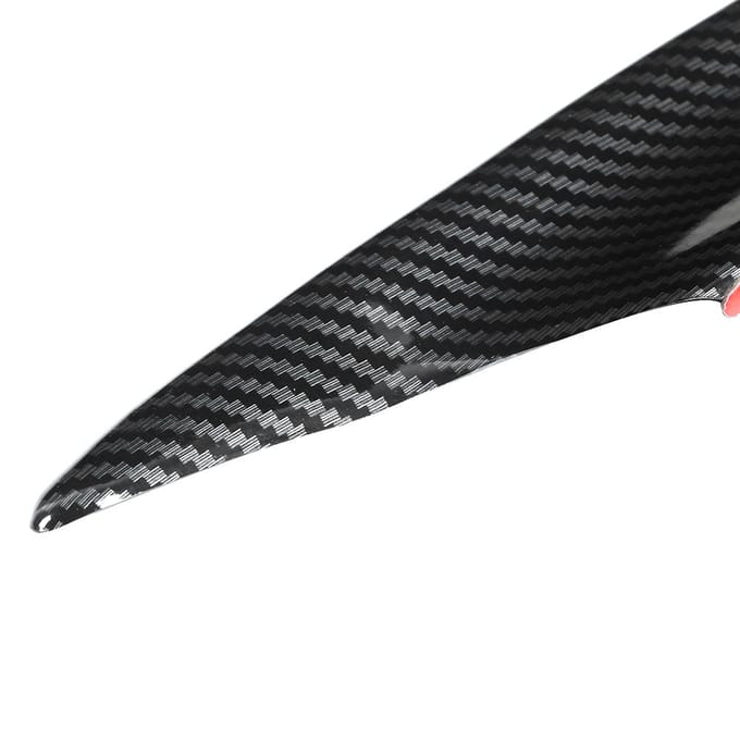 4 stuks Auto Universeel Voorblad Bumperlip Splitter Deflector Spoilerpaneel Vervanging black