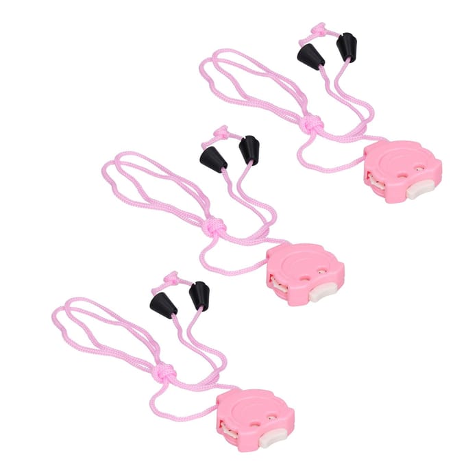 3 stuks Breisteek Teller Klein Draagbaar Mini Verbeter Breiefficiëntie Schattige Roze Steek pink