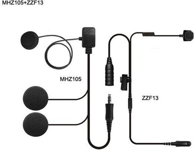 Incotech Headset Integraalhelm voor portofoon