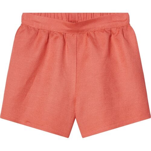 LUPILU Korte linnen kinder broek (Koraal, 98/104)