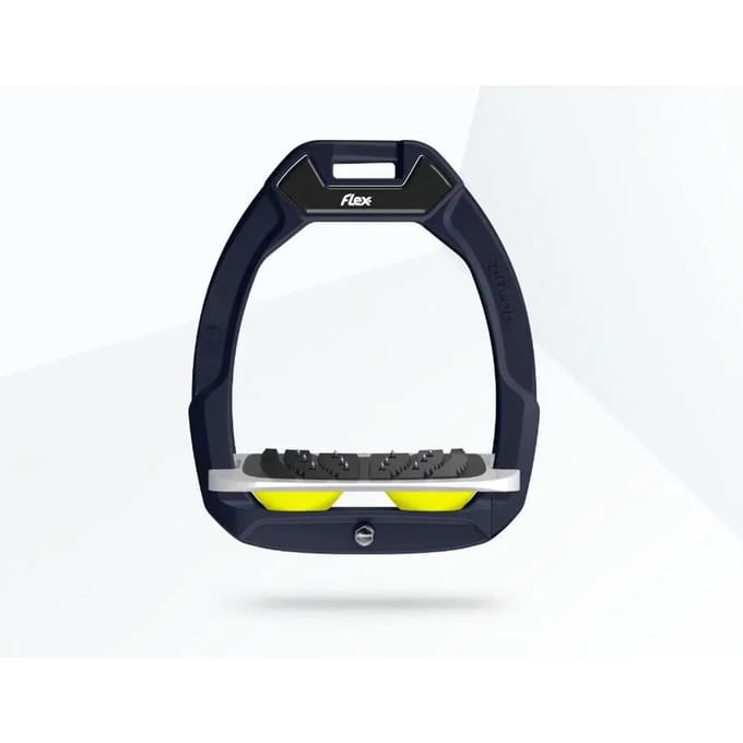 Veiligheidsspiesen voor paardrijden Ultragrip Hellend Rood/Grijs/Geel Flex-On Safe-On