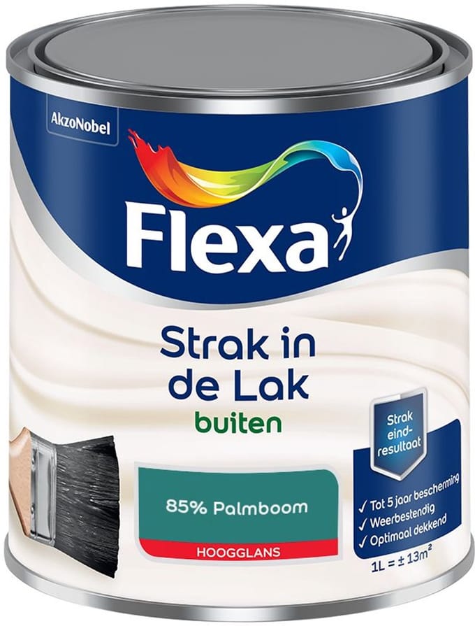 Flexa - Strak In De Lak Buitenlak Hoogglans - 85% Palmboom - Mengverf - 1 L