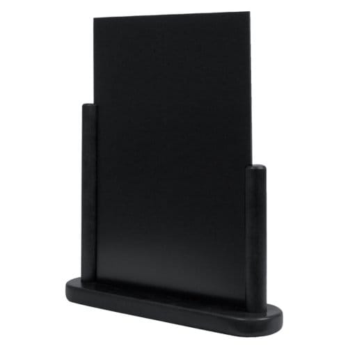 Securit Elegant groot tafelkrijtbord Hout met zwarte lakafwerking