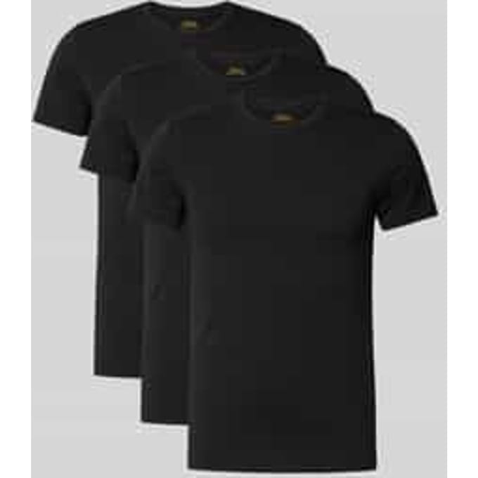 Regular Fit T-shirt van katoenmix in 2-pack