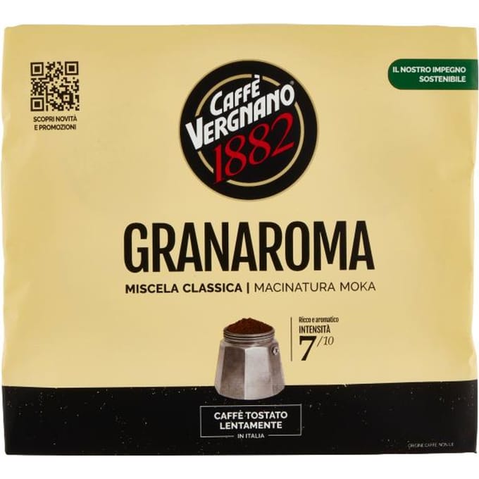 Café moulu gran aroma 500g - caffe vergnano