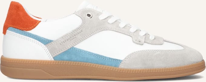 STEFANO LAURAN Star 18 Sneakers - Leer - Heren - Wit - Maat 41