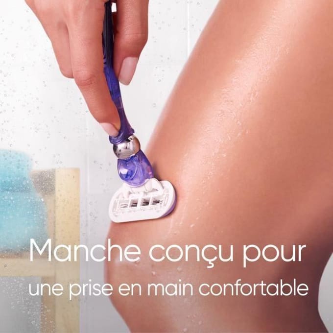 Rasoirs Deluxe Smooth Swirl avec 1 manche + 2 lames GILLETTE VENUS