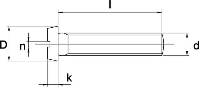 Metaalschroef Ck RVS A4 M3x10mm - 200 stuks