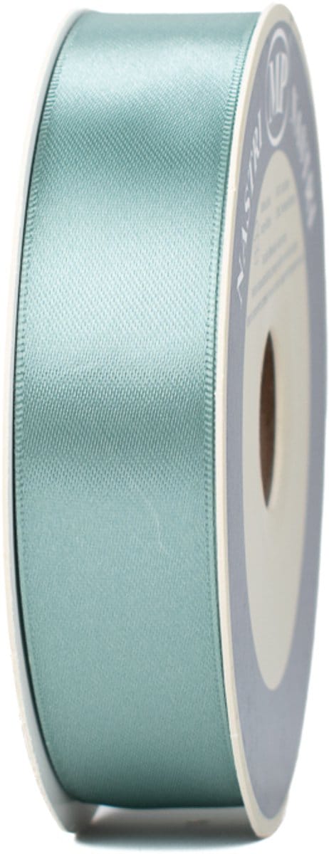 Satijn Lint - 25 mm - Lichtblauw - Glanzend decoratielint - 50 meter