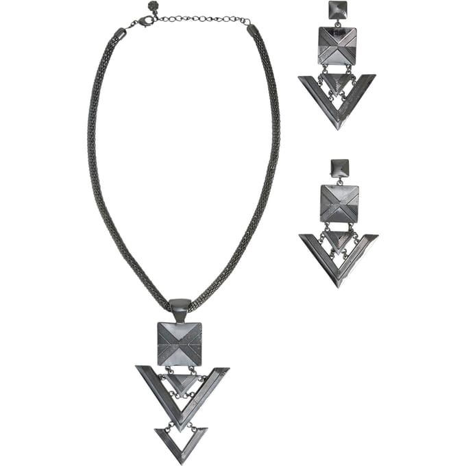 Pieces - Medina Set - Ketting + Oorbellen