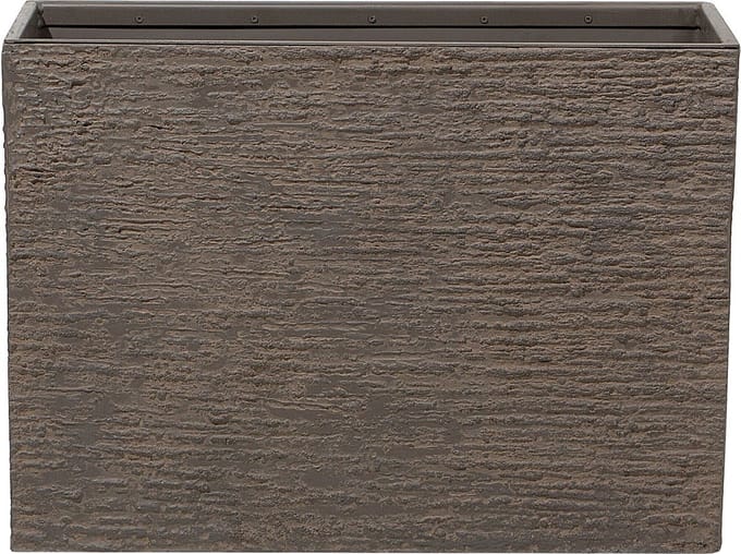 EDESSA - Plantenbak - Donkerbruin - 70 cm - Stenenmix