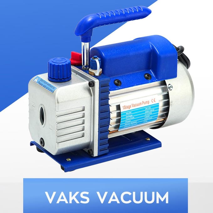 Handbediende geïntegreerde vacuümpomp met roterend stuk airconditioning Onderhoudskoelmiddel EU Plug veelkleurig